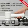Brosse de Nettoyage Électrique Multifonctionnelle Sans Fil pour Cuisine
